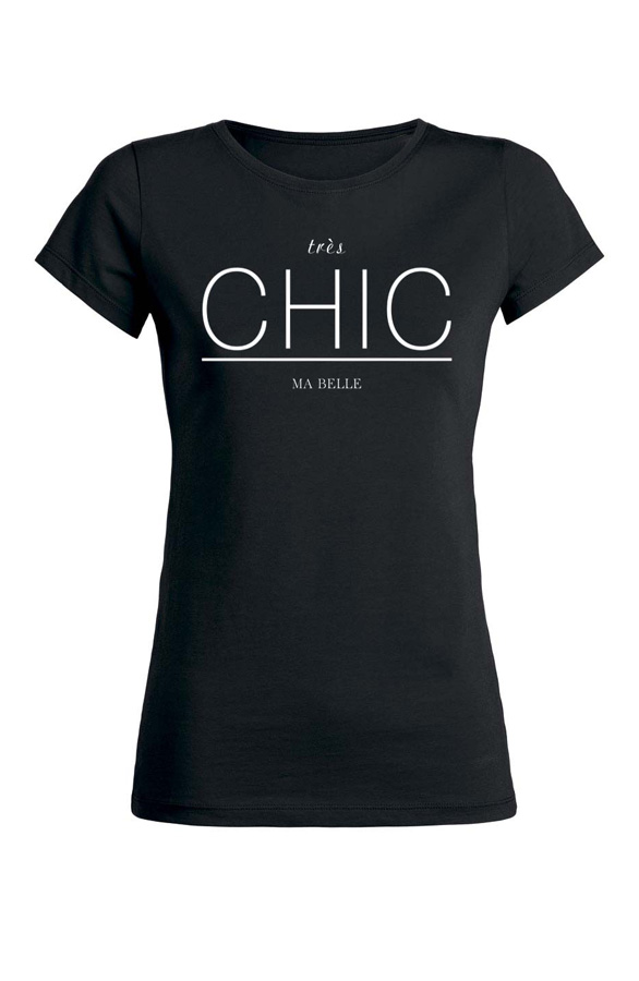 Tres Chic Black It Shirt