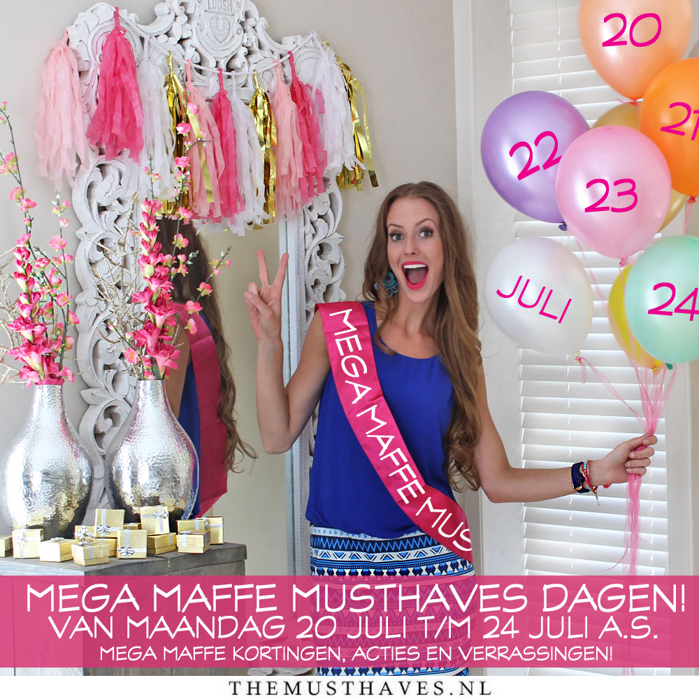 Mega Maffe Musthaves DagenMega Maffe Musthaves Dagen