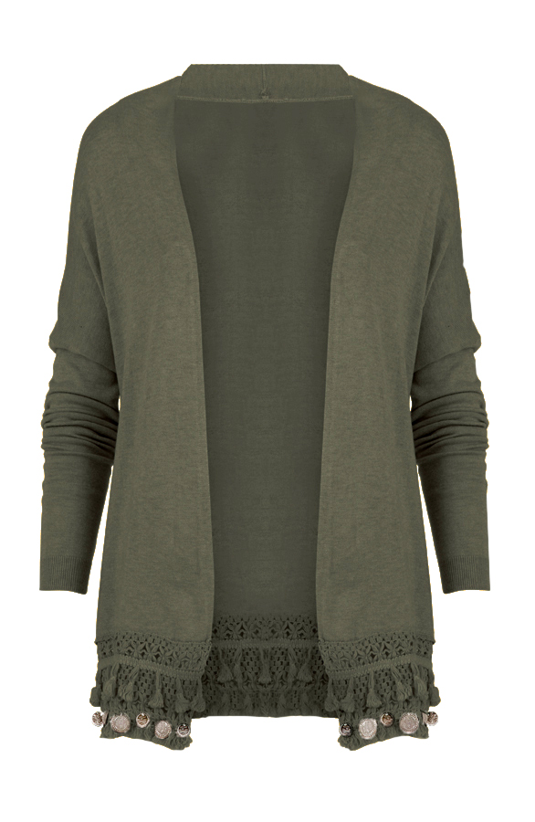 Coins Cardigan Army