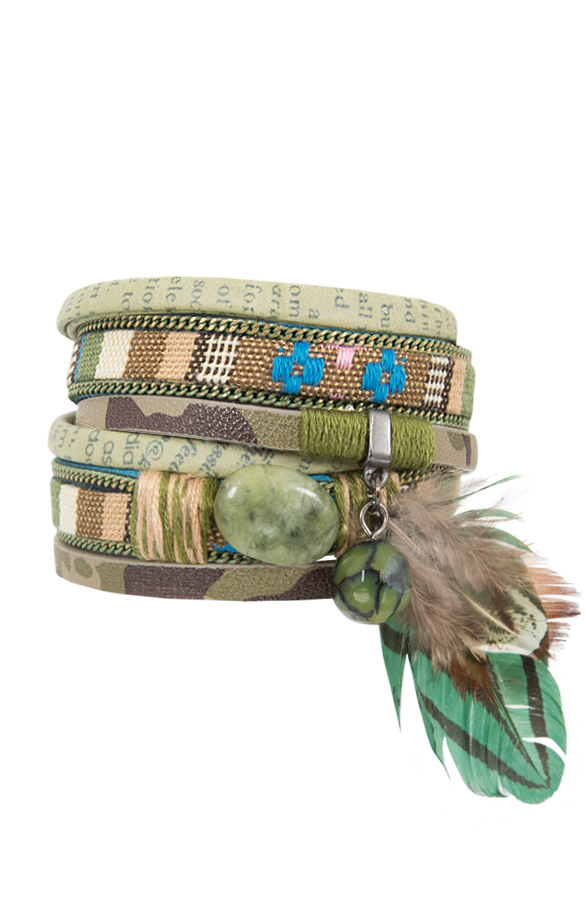 Wrap Bracelet Camouflage Army