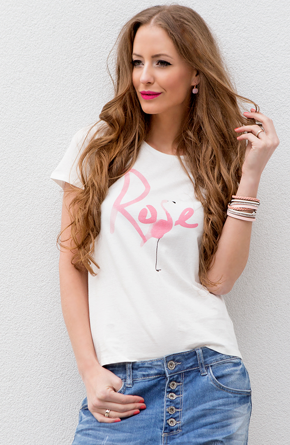 flamingo top dames