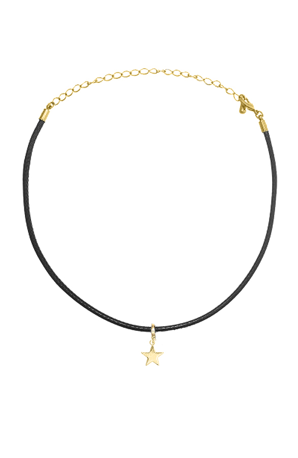 Choker Ketting Ster Goud