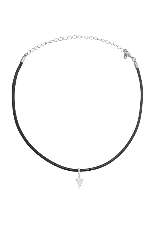 Triangle Choker Silver