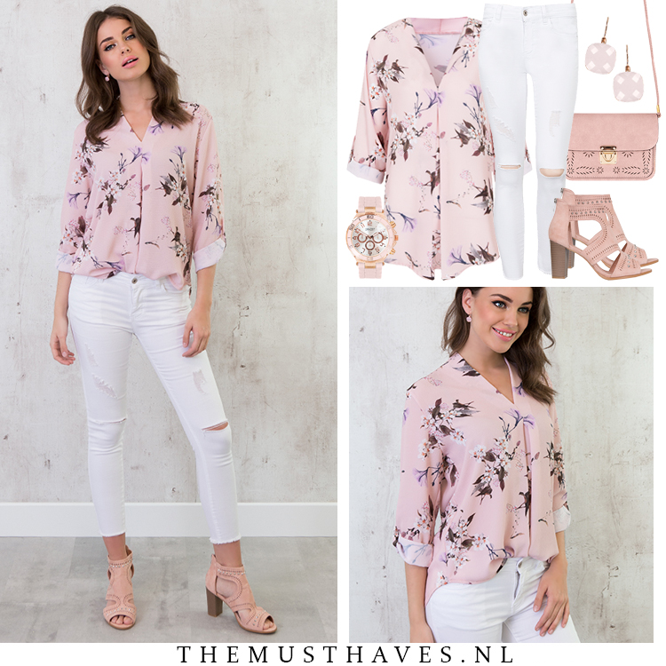 Bloemenprint Blouse